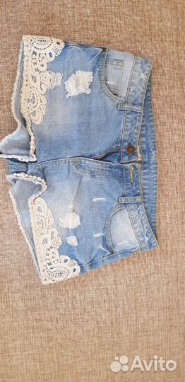 Шорты джинсовые