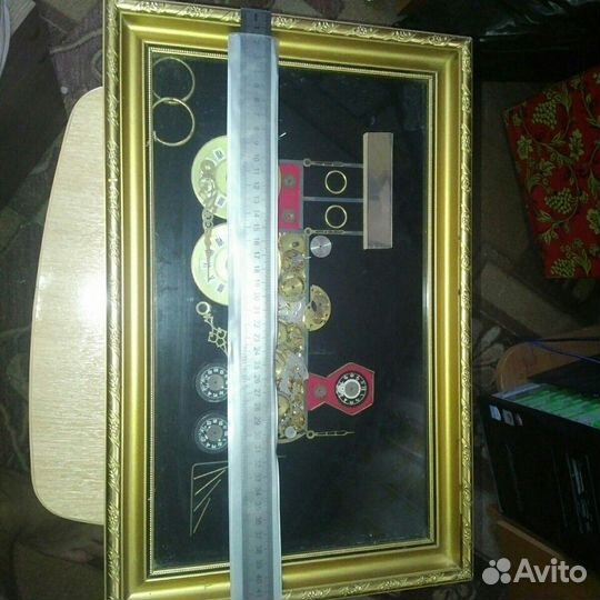 Картина Коллаж Часы