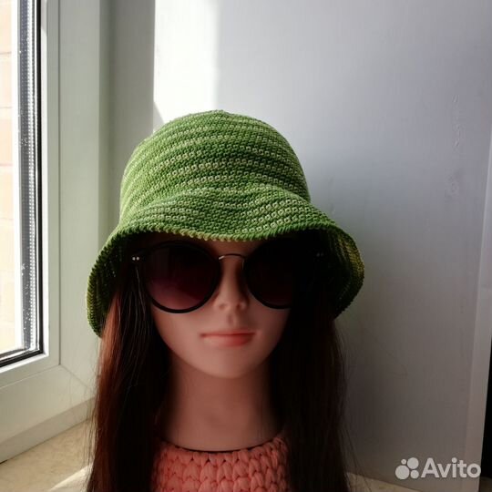 Вязаная панама