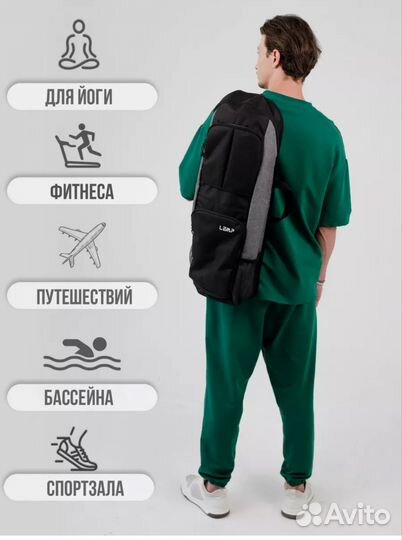 Сумка спортивная для фитнеса йоги новая