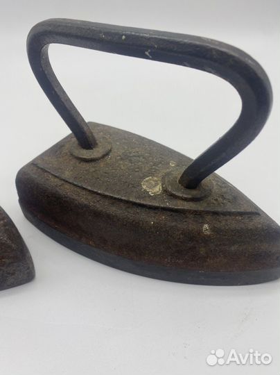 Утюг чугунный старинный