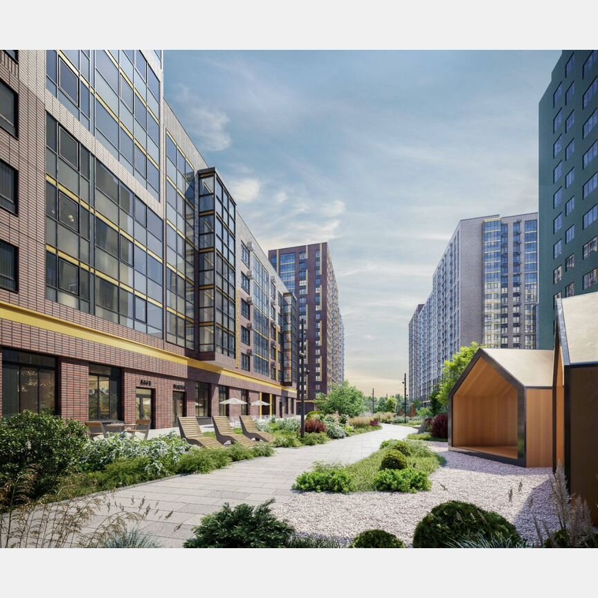 1-к. квартира, 40,6 м², 8/16 эт.