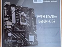 Материнская плата asus prime B660M-K D4