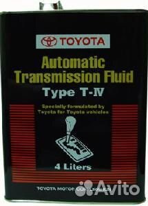 Масло трансмиссионное для АКПП atf type t-iv 4л