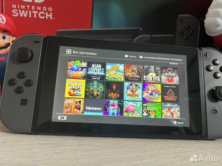 Nintendo Switch V2 Прошитый RDR Zelda 32 игры