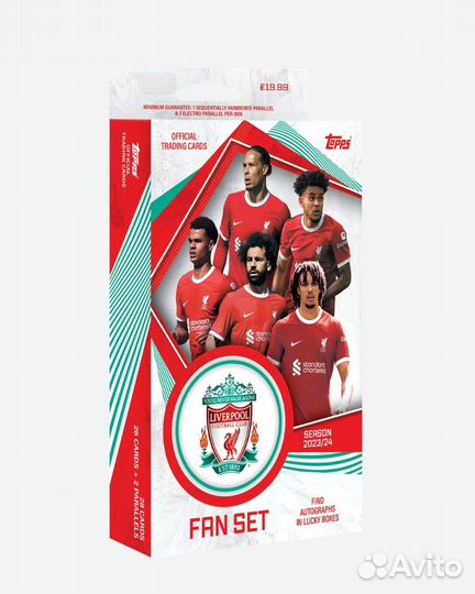 Карточки Topps Match Attax 23/24 Liverpool set