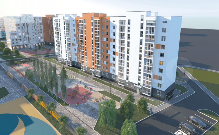 3-к. квартира, 75,6 м², 2/9 эт.