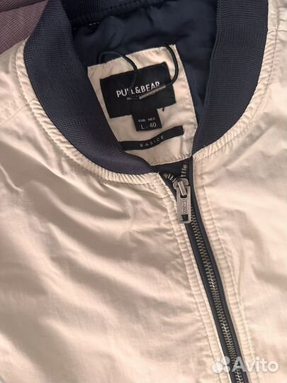 Бомбер мужской pull bear