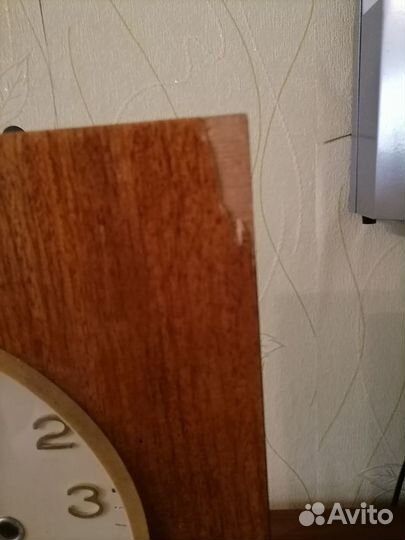 Часы винтажные с боем Янтарь