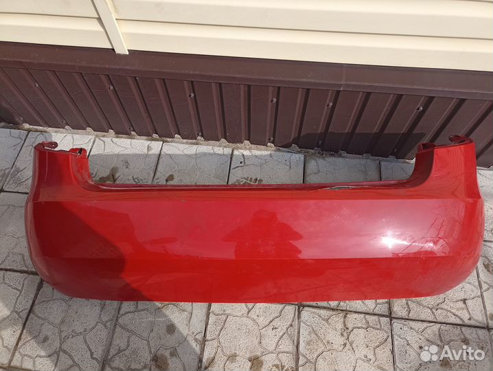 Бампер задний skoda fabia 2