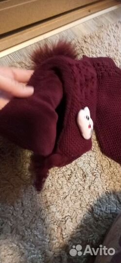 Шапка шарфик Деми на 1,6-2,5 года