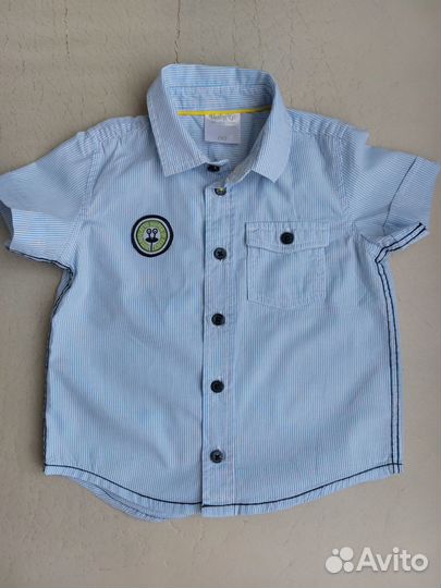 Комплект для мальчика 80. Рубашка, джинсы,поло