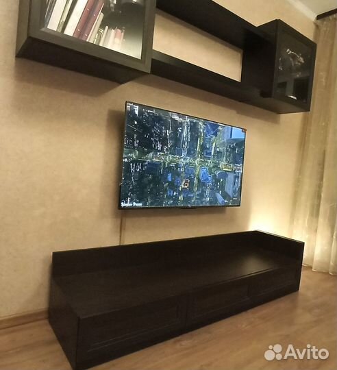 Тумба под телевизор и аппаратуру Лазурит Аталия