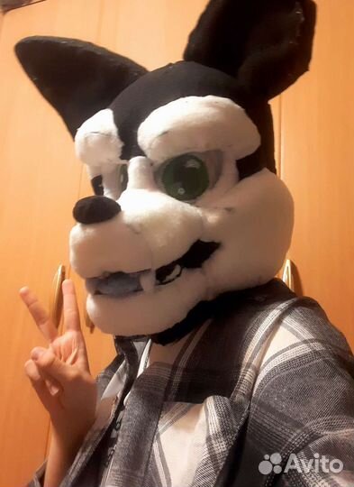 Маска пса с хвостом