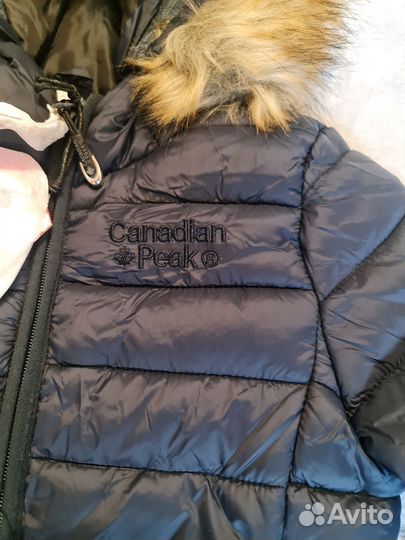 Пуховик Canadian Peak новый р 110-116