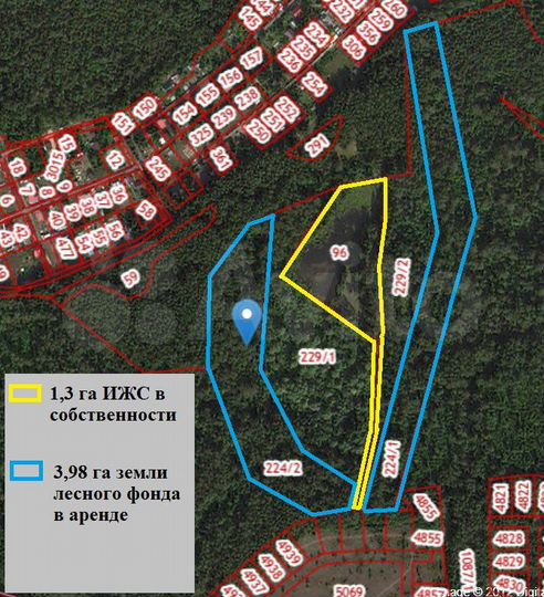 Участок 5,3 га (ИЖС)