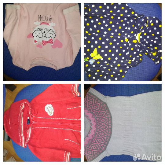 Вещи (одежда) на девочку от года до 3-4 лет