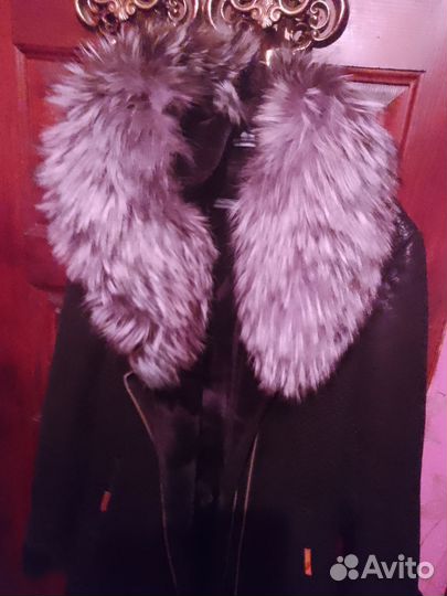 Дубленка натуральная женская с капюшоном