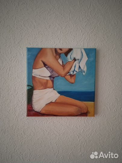 Картина маслом 20*20 