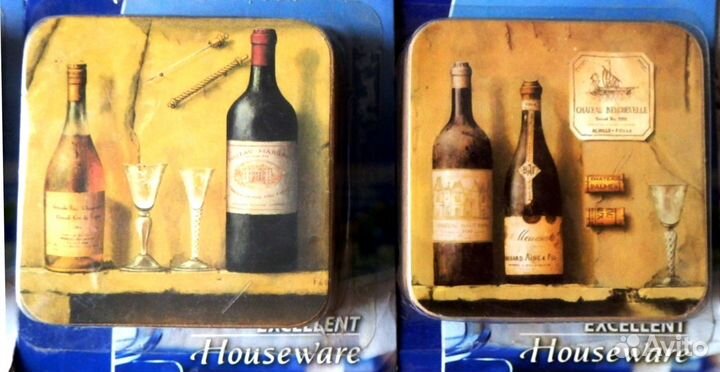 Подставки для напитков «Картинки вин» / New