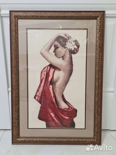 Картина вышивка крестом кармен