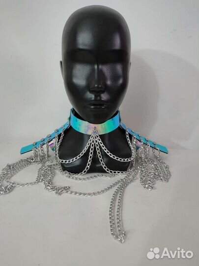 Эполеты с цепями на плечи Голографические