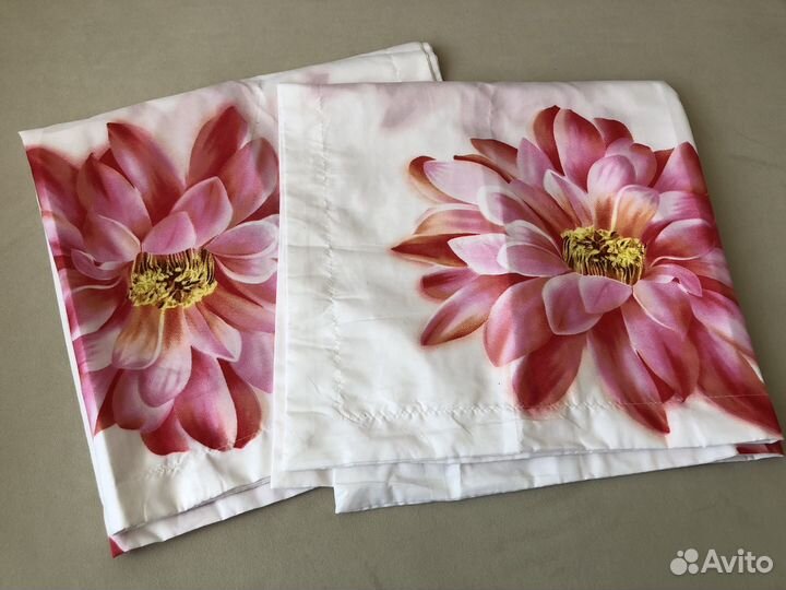 Постельное белье 2х спальное бу, комплект сатин