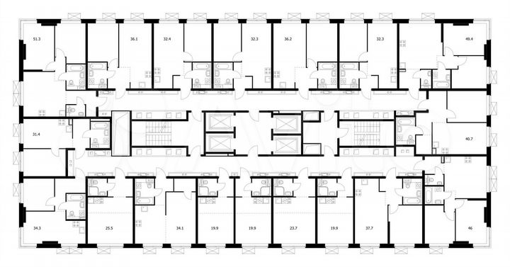 1-к. квартира, 34,1 м², 17/33 эт.