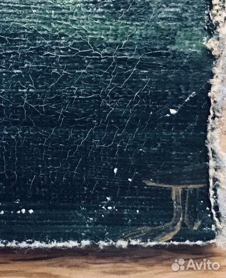 Старинная картина холст, масло