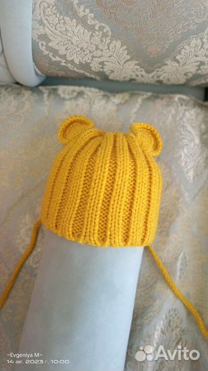 Шапка детская 1,2 года. Вязаная