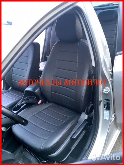 Чехлы Автопилот Kia Ceed 3 из экокожи чёрные Класс