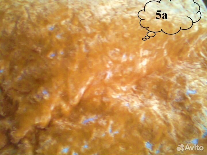 Плюш жёлто-оранжевых оттенков витаж антик разный