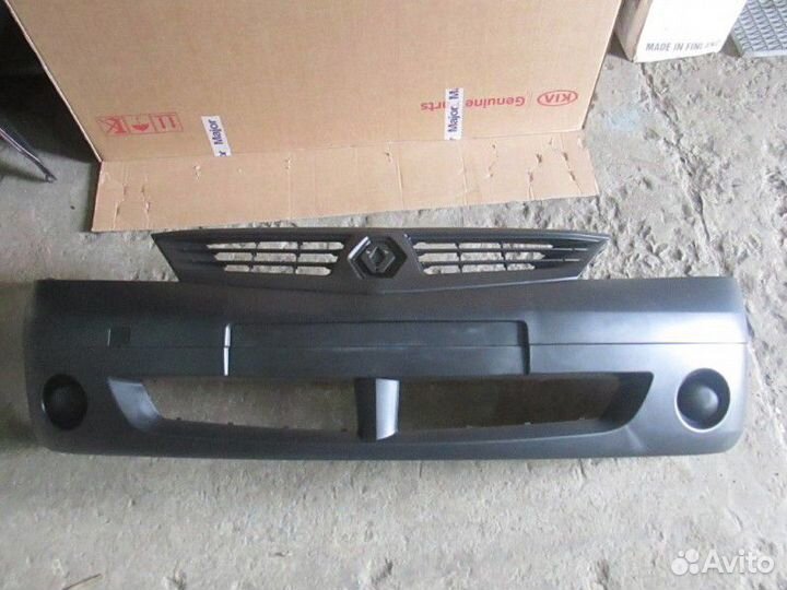 Бампер передний Renault Logan 2005-2014
