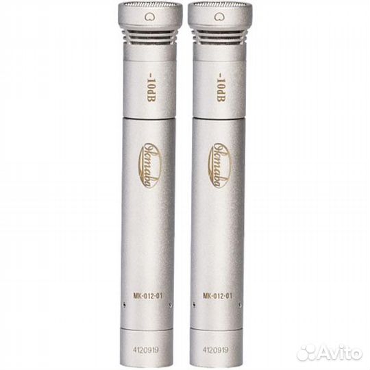 Стереопара микрофонов Октава мк-012-01 (никель, в