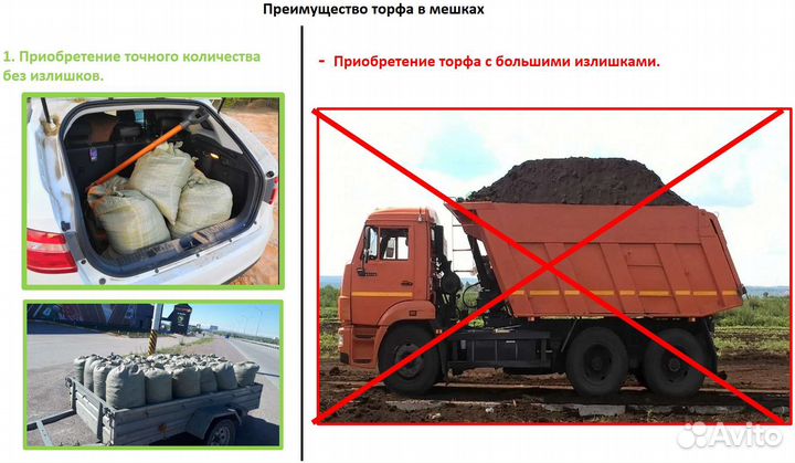 Торф в мешках