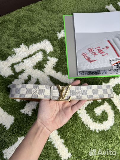 Ремень Louis Vuitton Senctuary Damier Azur Belt