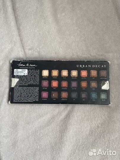 Палетка теней urban decay 