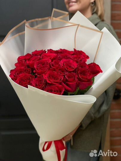 Красные розы эквадор