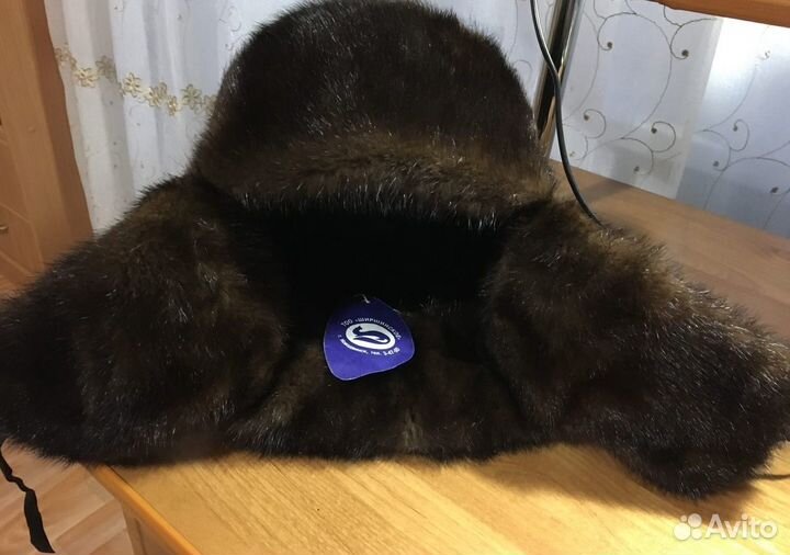 Шапка мужская норковая (ушанка)