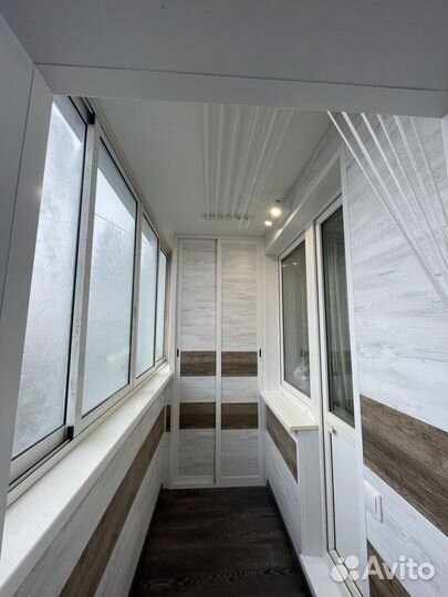 Отделка, остекление балконов и лоджий под ключ