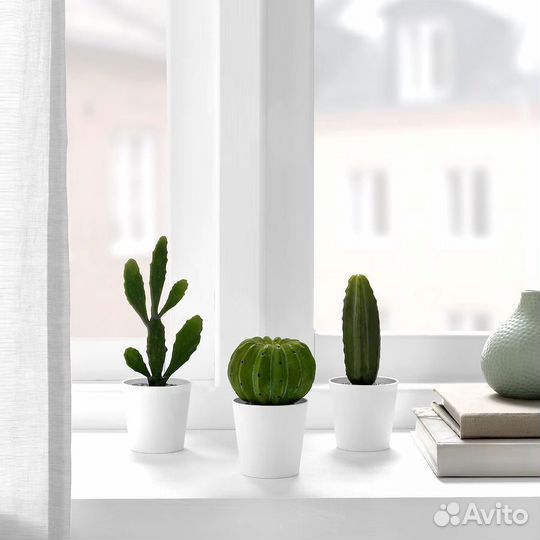 Искусственные цветы IKEA растения fejka