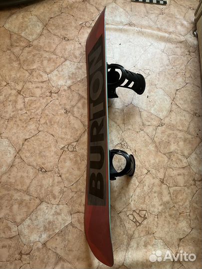 Сноуборд burton process + креп burton mission est