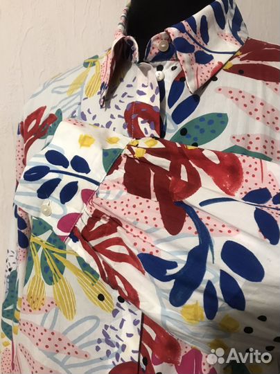 Блузка zara, 46-48, хлопок