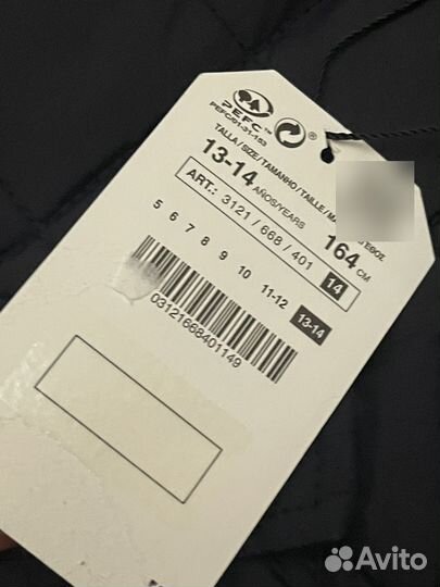 Куртка zara доч мальчика р164