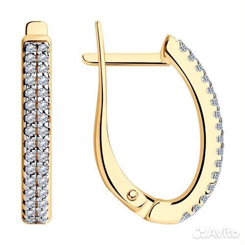 Серьги sokolov из серебра, 93021183