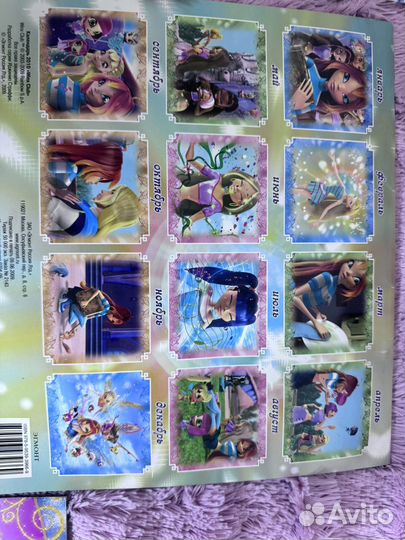 Winx винкс журналы, плакаты, календарь, наклейки