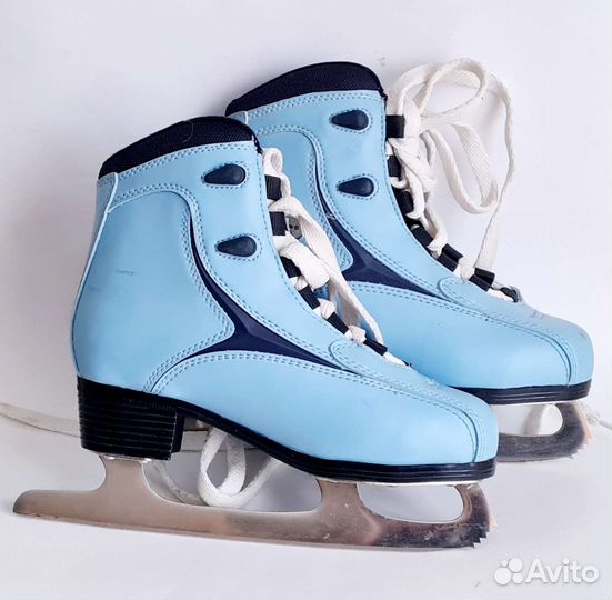 Коньки голубые женские roces