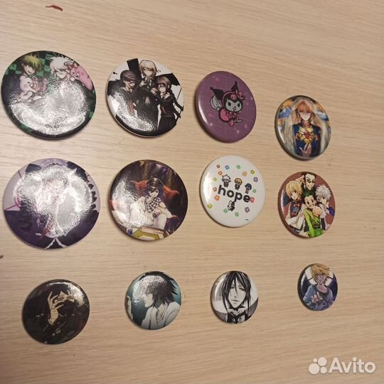 Значки аниме