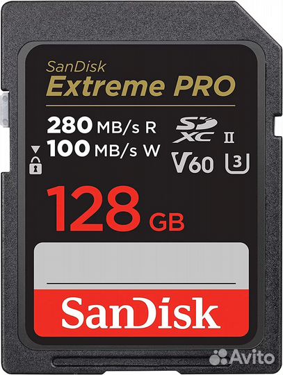 SanDisk sdxc 128Gb Extreme Pro UHS-II V60 280x
