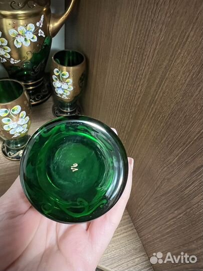 Богемия Кувшин со стаканами